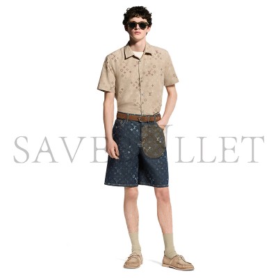 LOUIS VUITTON MONOGRAM DENIM SHORTS 1AK6R2